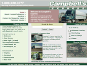 Tablet Screenshot of campbellsexpress.com